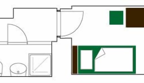 Standard Studio, 1 Twin Bed
