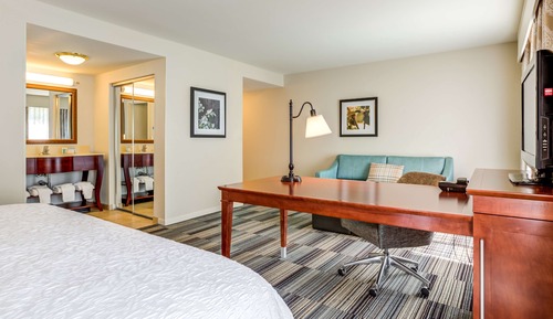 Studio, 1 King Bed with Sofa bed, Accessible (Hearing)