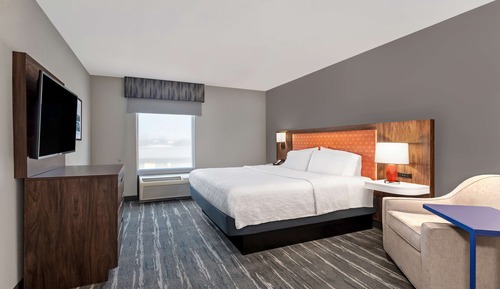 Two room king suite lr one bath