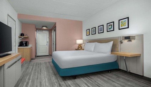 1 King Bed