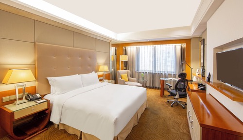 Luxury room, 1 king size bed, city view