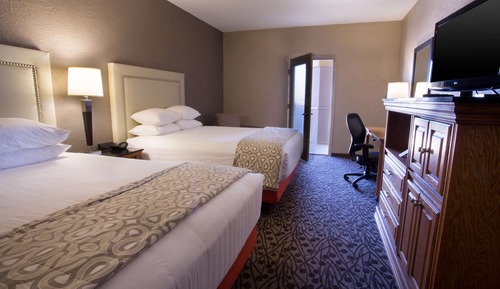 Deluxe Room, 2 Queen Beds, Refrigerator & Microwave (Upper Floor, Terrace)