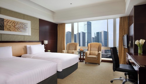 Deluxe Room, 2 Twin Beds, City View