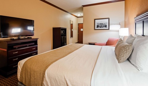 Standard Room, 1 King Bed, Non Smoking, Refrigerator & Microwave