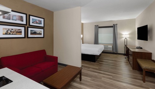 Suite, 1 King Bed with Sofa bed, Mobility Accessible, Non Smoking (Roll-In Shower, Kitchenette)
