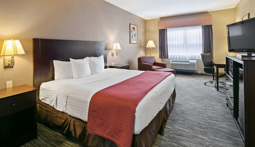 Standard Room, 1 King Bed, Non Smoking, Refrigerator & Microwave