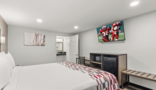 Deluxe Room, 1 King Bed, Roll-in Shower, Smoking