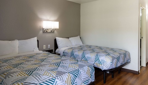 Standard Room, 2 Double Beds, Smoking, Refrigerator & Microwave