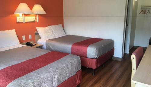 Standard Room, 2 Double Beds, Smoking, Refrigerator & Microwave