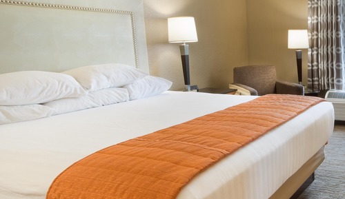 Deluxe Room, 1 King Bed, Accessible, Refrigerator & Microwave (Tub, Upper Floor)
