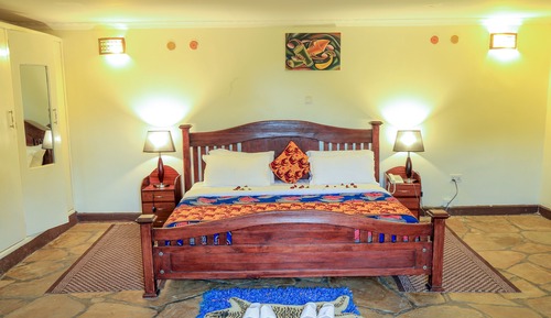 Basic Double Room Single Use, 1 King Bed, Accessible, Garden View