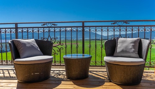 Deluxe Chalet, 1 Bedroom, Patio, Mountain View
