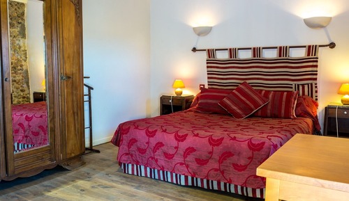 Comfort Quadruple Room, Private Bathroom, Mountain View (La chambre pêche)