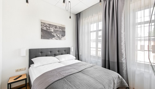 Deluxe Double Room, 1 Queen Bed, Courtyard View