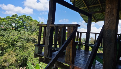 Basic Cabin, 2 Double Beds, Balcony, Mountain View (Balcón canela #1)