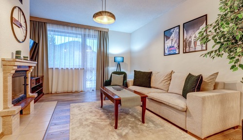 Apartment, 1 Bedroom, Fireplace, Mountain View