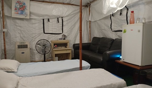 Luxury Tent, Multiple Beds, Private Bathroom, Garden View