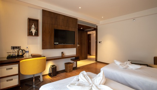 Economy Double or Twin Room, City View