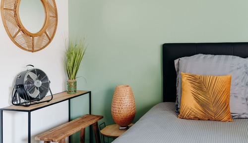 Comfort Double Room, 1 King Bed (CHAMBRE 5 JUNGLE)