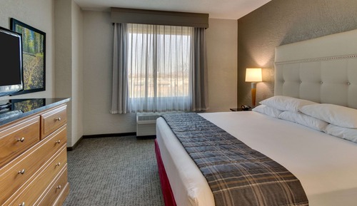 Suite, 1 King Bed with Sofa bed, Accessible, Refrigerator & Microwave (2 Rooms, Tub)