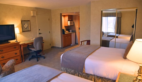 Deluxe Studio Suite, 1 King Bed, Fireplace