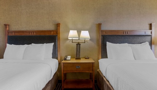 Standard Room, 2 Queen Beds, Non Smoking, Refrigerator & Microwave