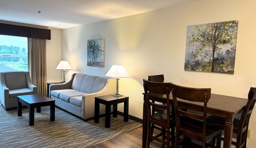 Suite, 2 Queen Beds, Non Smoking, Refrigerator & Microwave