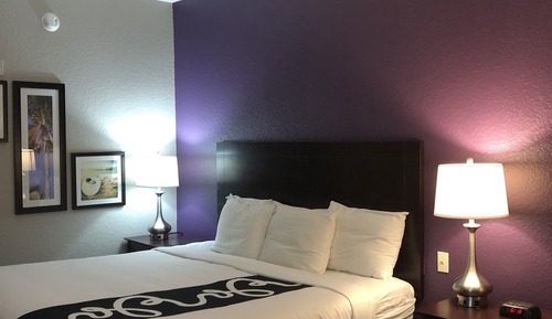 Room, 1 King Bed, Bathtub Grab Bars, Non Smoking (Hearing Impaired Accessible, NSMK)