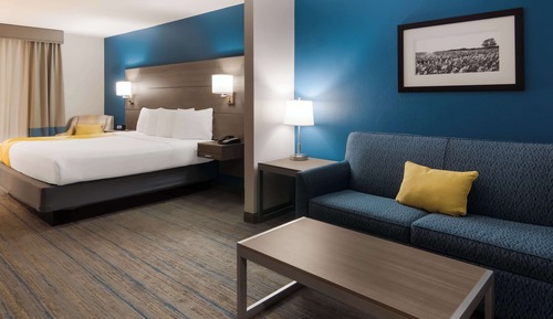 Suite, 1 King Bed, Accessible, Refrigerator & Microwave