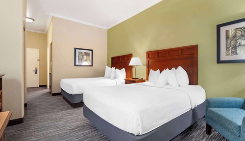 Standard Room, 2 Queen Beds, Non Smoking, Refrigerator & Microwave