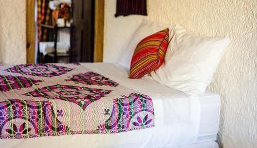 #6 Yellow House Cabana- Queen  Bed