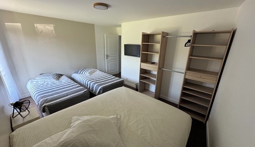 Grande Chambre Familiale avec vue sur Jardin