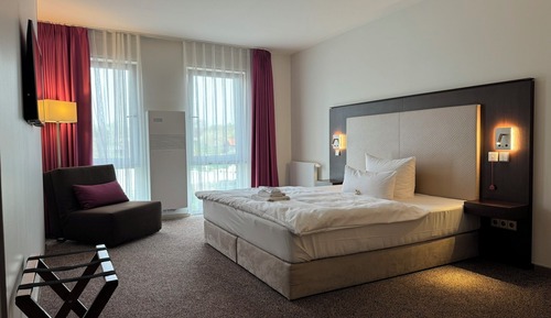 Standard Double Room, Accessible, Partial Lake View