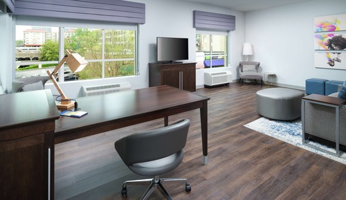 Suite, 1 King Bed, Refrigerator & Microwave