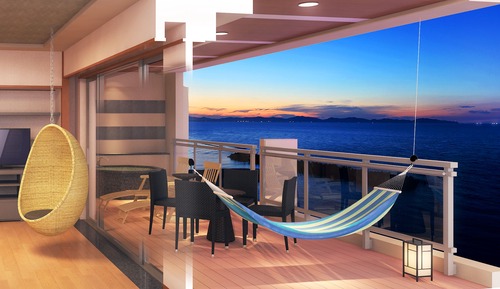 Suite Room with Open-air Bath, Ocean View, Non Smoking