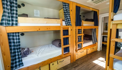 Basic Room, Multiple Beds, Non Smoking, Mountain View