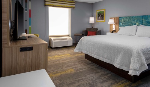 Room, 1 King Bed, Refrigerator & Microwave