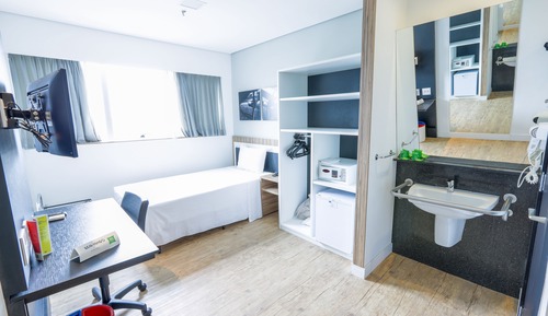 Apartment, 2 Twin Beds, Accessible (adapted w/ widow bed)