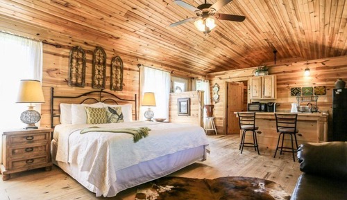 Exclusive Cabin, 1 King Bed, Hot Tub, Hill View