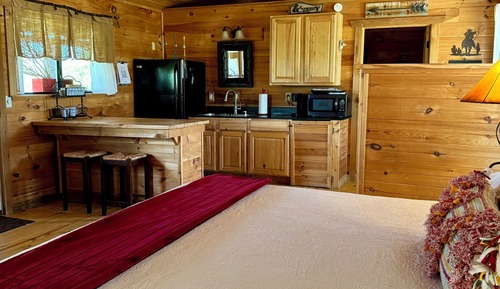 Panoramic Cabin, 1 King Bed, Hot Tub, Hill View