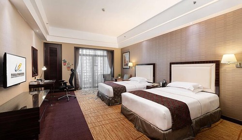 Deluxe Twin Room, 1 Bedroom, City View
