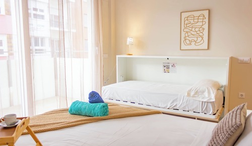 Deluxe Studio Suite, Balcony, Beach View