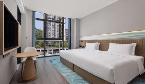 Standard Room, 2 Twin Beds, Non Smoking, City View