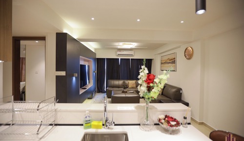 Family Apartment, Pool View