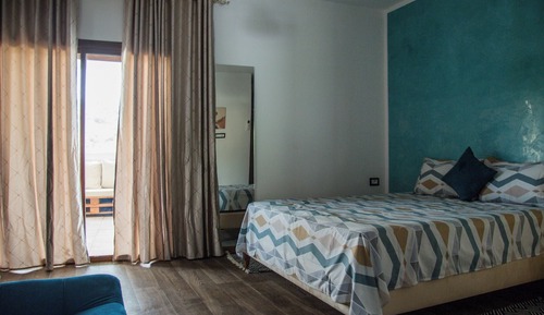 Family Quadruple Room, 1 Double Bed with Sofa bed, Mountain View