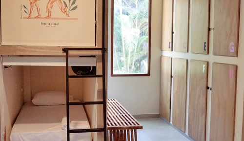 8-bed shared dormitory