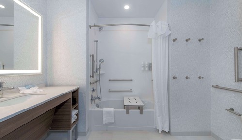 Suite, 1 King Bed, Accessible, Bathtub