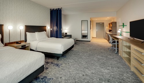 Studio Suite, 2 Queen Beds, Accessible, Bathtub