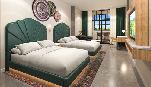 Suite, Terrace (Gold, Two Queens)