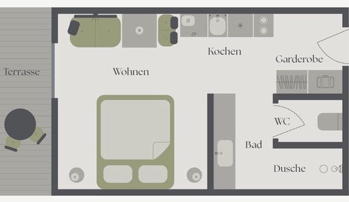 Superior Double Room, Balcony, Mountain View